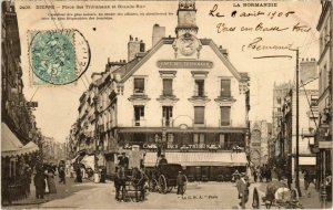 CPA DIEPPE - Place des Tribunaux et Grande-Rue (105257)