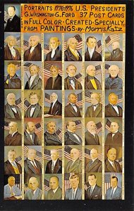 Portraits of US Presidents Artist Morris Katz Unused 