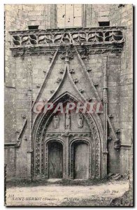 Old Postcard Saint Herbot Church