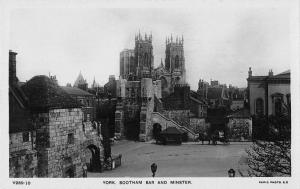 BR94220 york bootham bar and minster real photo   uk