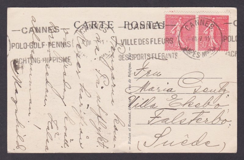 FRANCE, Postcard, Cannes, The Beach