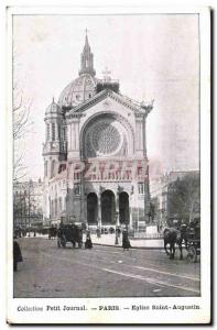 Paris 8 - St. Augustine Church - Collection Diary - Old Postcard