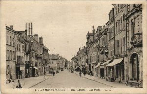 CPA RAMBERVILLERS - Rue carnot (119924)