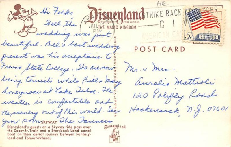 Skyway ride Disneyland, CA, USA Disney PU Unknown 