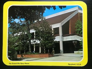 Vintage Postcard 1978 Grand Ole Opry House Opryland U.S.A. Nashville Tennessee