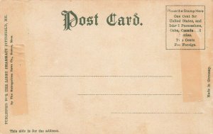 Pittsfield ME Interior View Libby Pharmacy Postcard