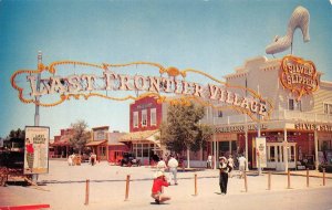 LAST FRONTIER VILLAGE Las Vegas, Nevada Western Roadside c1950s Vintage Postcard