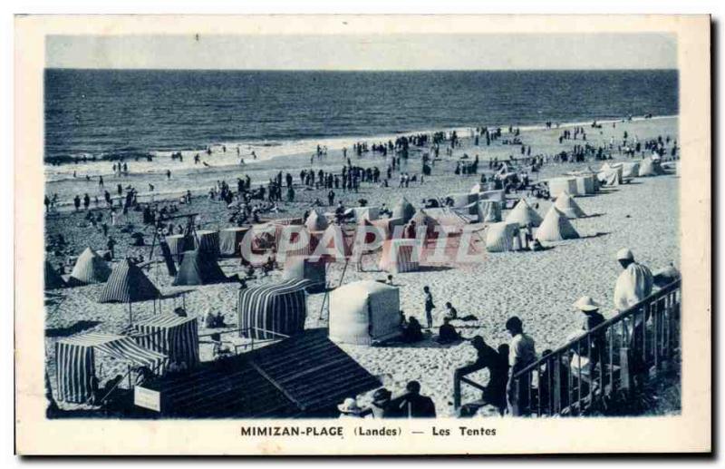 Mimizan Old Postcard Tents