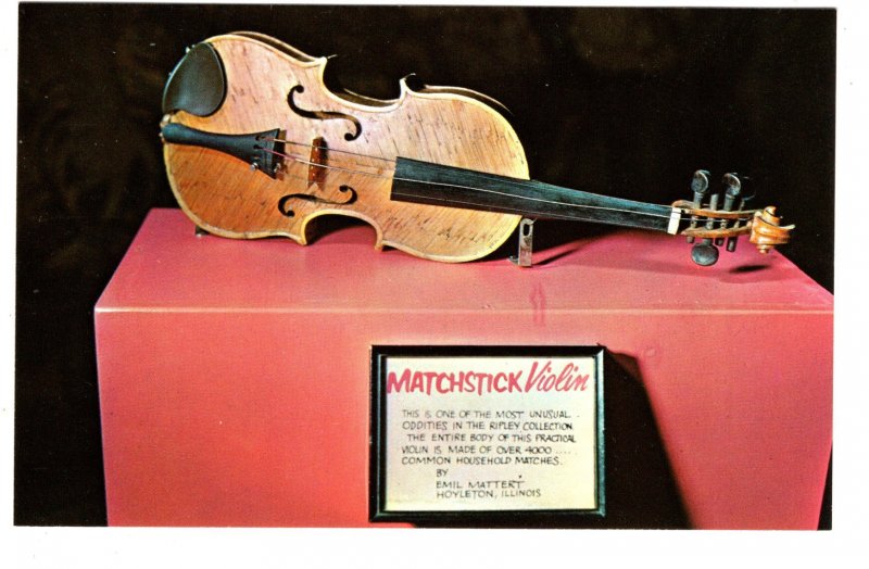 Matchstick Violin, Ripley's Believe it or Not, St Augustine, Florida