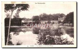 Old Postcard Flers Le Chateau and Grand Etang