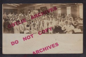 Iowa City IA RPPC 1910 INTERIOR DENTAL SCHOOL Students PATIENTS Dentist IA