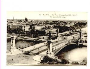 Alexandre III Bridge Paris France,