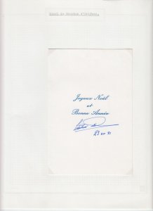 Prince Henri de Bourbon d'Orleans, Original Autograph, Royalty, France (L6529)