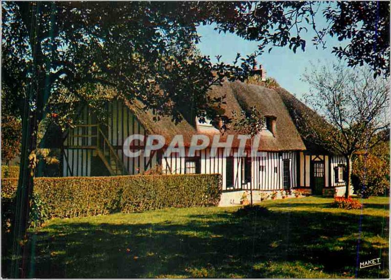 Postcard Modern Chaumiere Normande