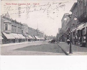 Indiana Ligonier Cavin Street 1917