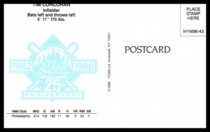 Tim Corcoran,Infielder,New York Mets Baseball