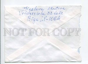 413162 LATVIA 1994 year Riga real posted cover