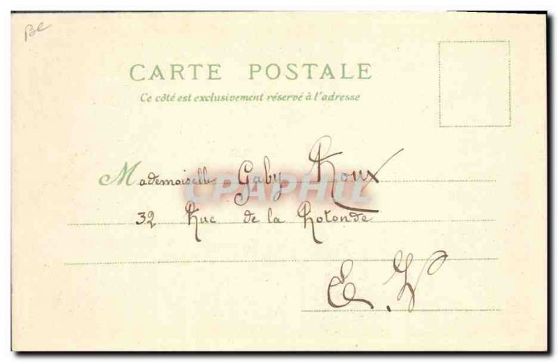 Old Postcard transparent Card Love & Psyche