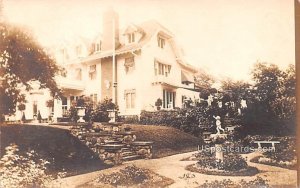 Garden with Fountain - New York City Postcards, New York NY Postcard