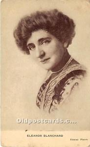 Eleanor Blanchard Theater Actor / Actress Unused 