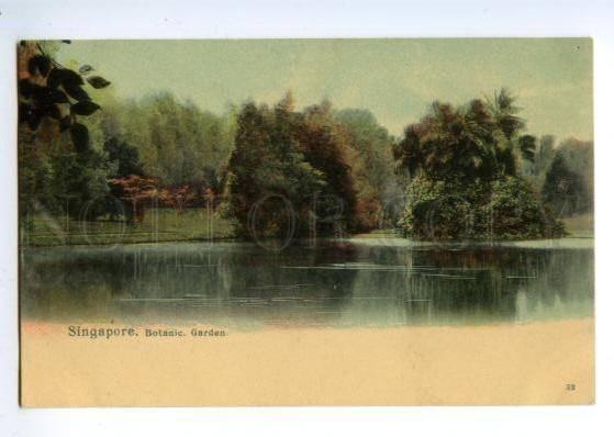 147141 SINGAPORE Botanic Garden Vintage undivided back pc