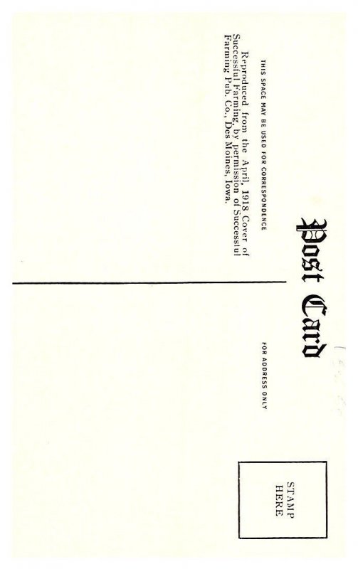 Three Patriots, 1918 cover Succesful Farming.