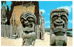 The City of Refuge National Historical Park near Honaunau Hawaii Postcard