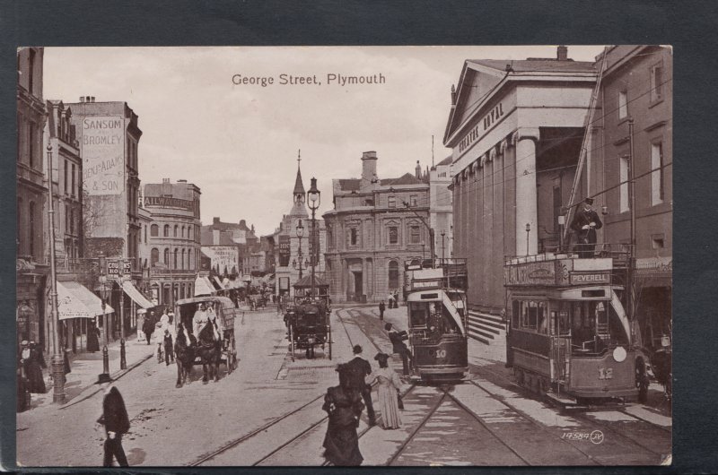 Devon Postcard - George Street, Plymouth     HM636