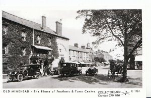 Somerset Postcard - Old Minehead - The Plume of Feathers & Town Centre X820