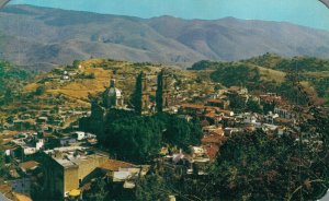 Mexico General View of Taxco from the Church of Guadalupe Chrome Postcard 07.99