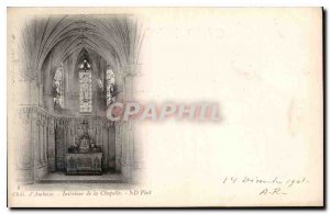 Postcard Old Cat Amboise Chapel Interior