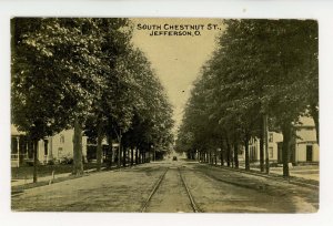 OH - Jefferson. South Chestnut Street ca 1910