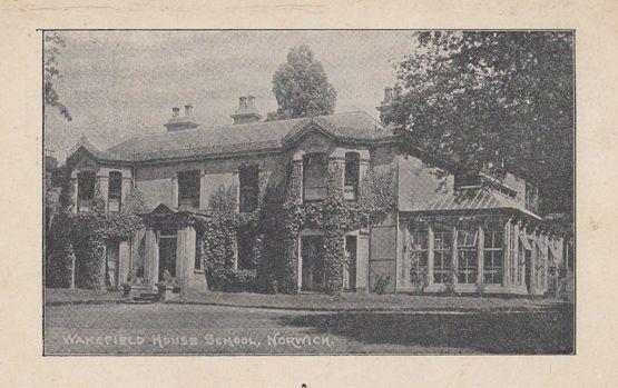 Wakefield House School Norwich Antique Postcard