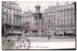 Old Postcard Lyon Place des Jacobins