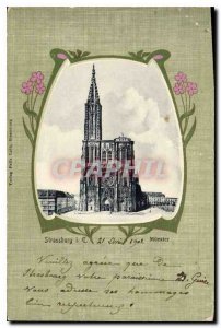 Old Postcard Strassburg I E Munster