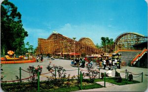 Postcard Roller Coaster Amusement Center Chapultepec Park Mexico~138478