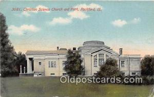 Christian Science Church & Park Rockford, IL, USA Postal Used Unknown 