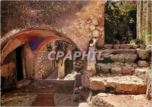 Modern Postcard Eze French Riviera French Riviera Old ru picturesque chapel o...