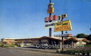 Travisands Motel, Fairfield, CA, USA Motel Hotel Postal Used Unknown light we...