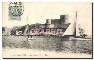 Old Postcard Chateau d'If Marseille