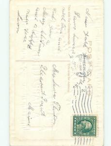 Divided-Back CHRISTMAS SCENE Great Postcard W9404