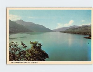 Postcard Loch Lomond And Ben Lomond, Scotland