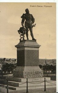 Devon Postcard - Drake's Statue - Plymouth - TZ11726