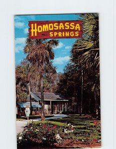 Postcard The Garden Of The Springs, Homosassa Springs, Florida