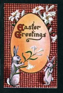 U S 19xx Easter Picture Postcard!