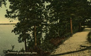 MN - Bemidji. Boulevard and Lake Bemidji