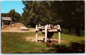 M-45338 Ash Hopper & Cave Cellar New Salem State Park Lincoln's New Salem Ill...