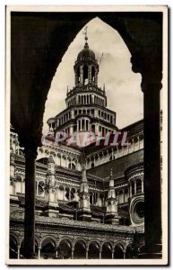 Old Postcard Certosa di Pavia tiburio dal Chiostro Piccolo