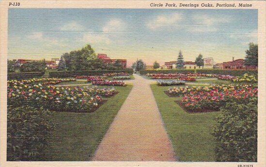 Circle Park Deerings Oaks Portland Maine