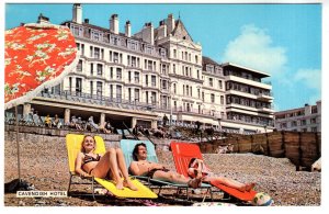 Sun Bathing, Cavendish Hotel, Eastbourne, England